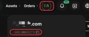 KuCoin UID location